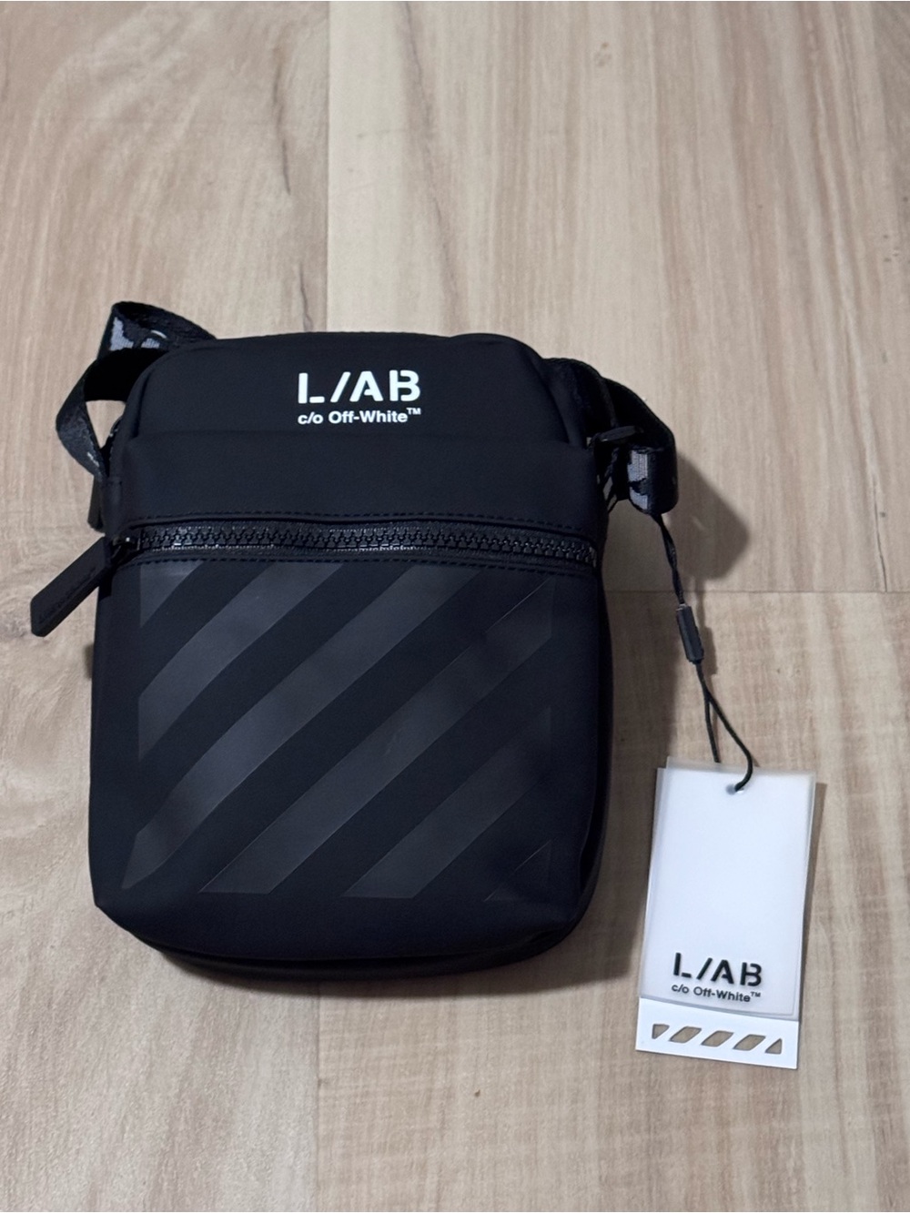 Black L/AB c/o Off-White Daybreaker Crossbody Bag